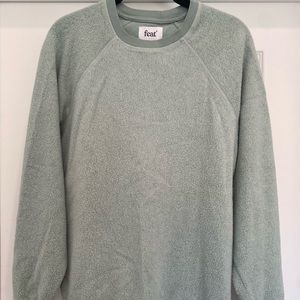 FEAT seafoam crewneck sweatshirt